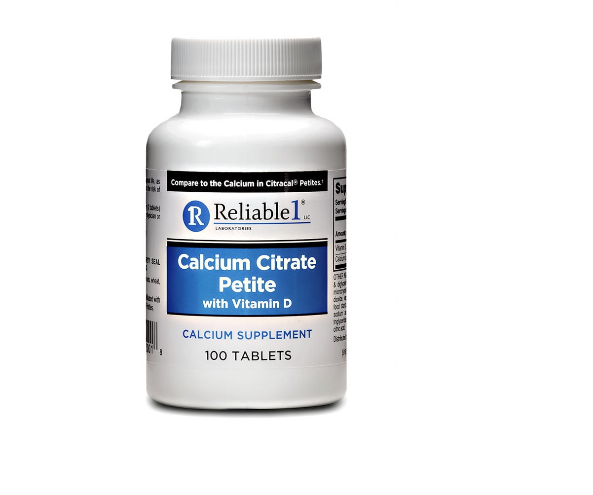 Calcium Citrate Petite 100 Caplets Generic for Citracal Petites with