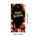 thumbnail image 3 of LUUFILx Happy Birthday Backdrop Banner Photography Props Party Supplies Decorations Background Celebration Party Decors Event Banner, 3 of 9