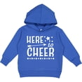 thumbnail image 2 of Inktastic Here to Cheer Cheerleading with Arrow and Stars Toddler Hoodie, 2 of 4