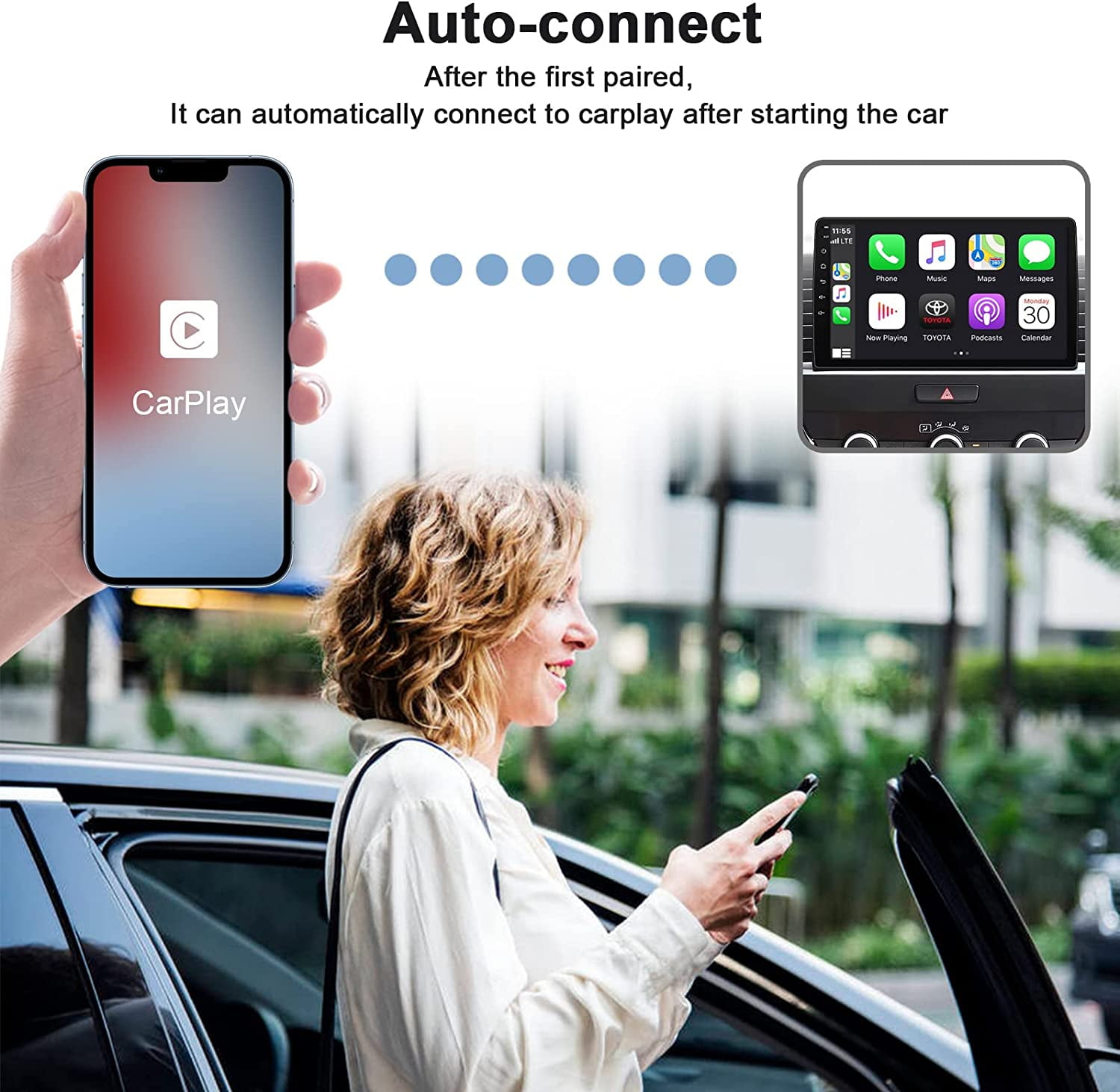 Sixriver CarPlay Wireless Adapter, 2024 Upgrade Wireless CarPlay Adapter  Dongle Konvertieren Werkseitig Verkabeltem CarPlay zu Wireless  Plug-und-Play, Kompatibel mit Autos ab 2015 & iPhone iOS 10+: :  Elektronik & Foto