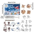 Brain Teaser Advent Calendar 2024 for Kids with 3D Metal and Wooden