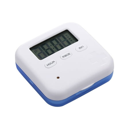 

Portable Dispensers Separated Organizer Electronic Timer Alarm Clock Reminder Storage Dispenser Kitchen Storage with Lids