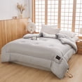 thumbnail image 4 of Openpig Soft Washed Microfiber Duvet Insert - Great For Summer Spring Fall Enhanced Warmth For All Seasons - Lightweight Yet Insulating Comforter Core, 4 of 6