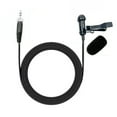 thumbnail image 4 of Lefu Black Lapel Microphone for Shure For Sony Clip-On Wireless System With Cap, 4 of 9