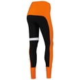 thumbnail image 3 of Women's KIYA TOMLIN Black/Orange Cincinnati Bengals Colorblock Tri-Blend Leggings, 3 of 3