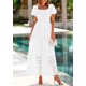 thumbnail image 3 of Vestido PRETTYGARDEN Verano 2025 con ojales, cuello cuadrado, manga abullonada, 3 of 9