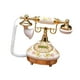 thumbnail image 2 of Teléfono fijo antiguo,Teléfono fijo retro europeo Teléfono antiguo,Teléfono retro con cable Pulsador Teléfono clásico,Teléfono Fijo Vintage Mesa Moda Antigua,Teléfono fijo vintage Cafe, 2 of 9