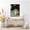Black, variant on Kate and Laurel Tiger in the City at Night 2 Framed Canvas Wall Art by Michael Schauer 28 x 38 Sylvie Bright Gold, Industrial Urban, Animals, Cityscapes Art for Wall Decor, Living Room, Bedroom