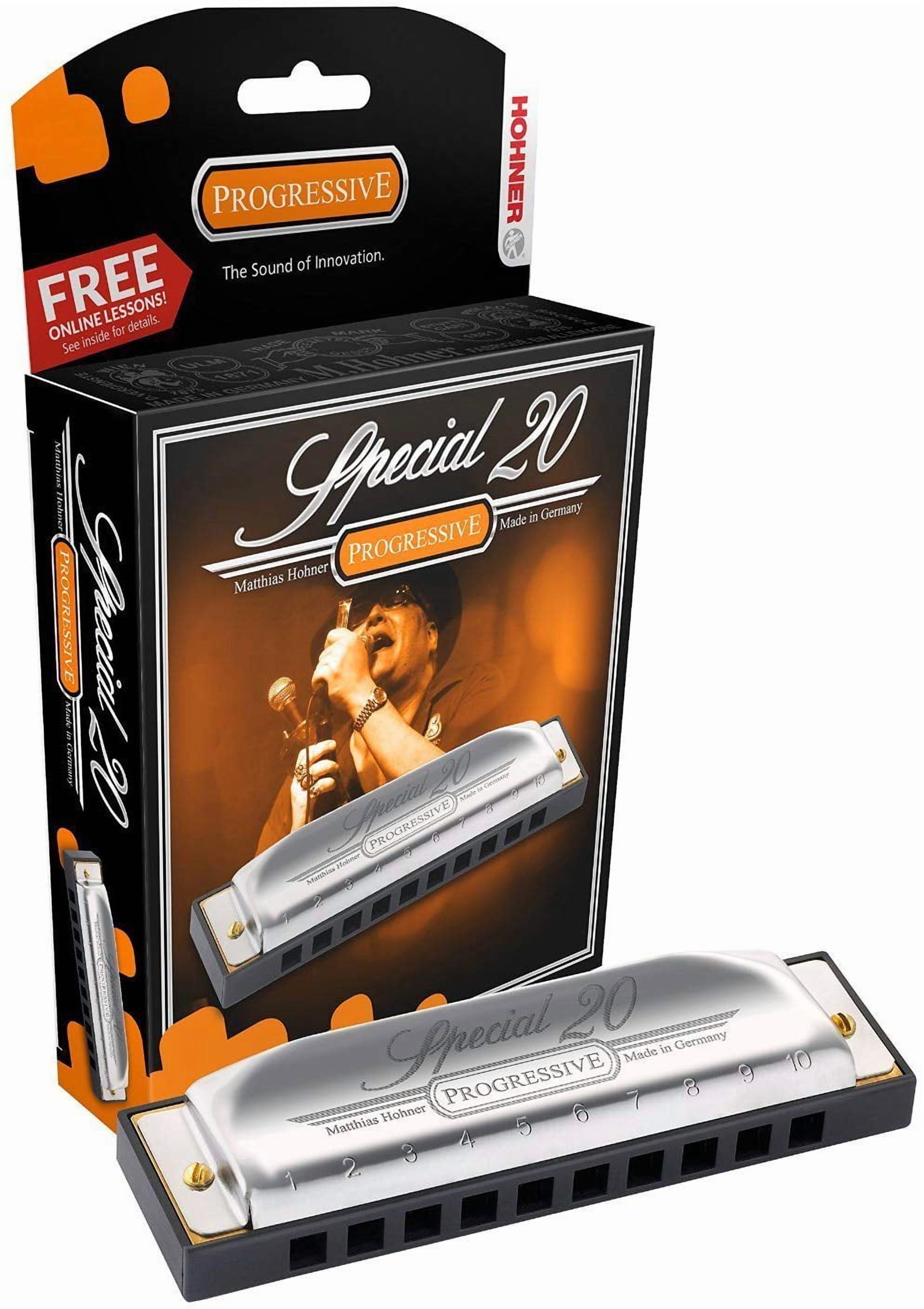 Hohner Special 20 Harmonica - Key of G w/ Zip Pouch