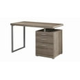 thumbnail image 3 of Monarch Specialties Computer Desk, Home Office, Laptop, Left, Right Set-up, Storage Drawers, 48"l, Work, Metal, Laminate, Brown, Grey, Contemporary, Modern, 3 of 3