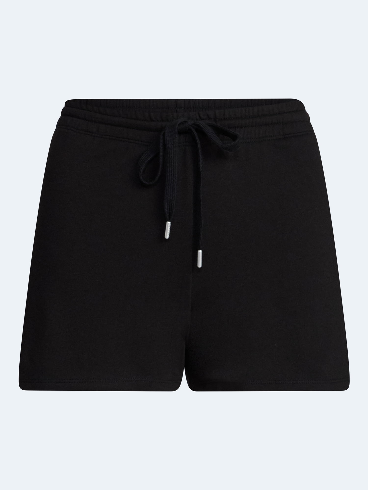 Joyspun Women's French Terry Knit Lounge Sleep Shorts, 3” Inseam, Sizes XS-3X