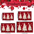 thumbnail image 3 of HANDIED Polyester carpet Christmas Rugs Outside Indoor Doormat Christmas Lmitation Red Entrance Carpet Christmas Tree Carpet Bathroom Non Mat Entrance Door Mat Living Room Floor Mat, 3 of 6