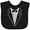 AB-Black, variant on Inktastic Rose Tuxedo Boys or Girls Baby Bib