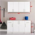 thumbnail image 2 of Prepac Elite Manufactured Wood 64 in. Storage Cabinet Set B - 5 pc, 2 of 3