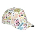 thumbnail image 3 of Naloa Original Classic Low Profile Hat Men Women Baseball Cap Dad Hat Adjustable Unconstructed Spring Flowers Birds Print Cap, 3 of 9
