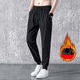 thumbnail image 2 of Vedolay Sweatpants for Men Linen Pants Loose Fit Solid Pant Lightweight Black,XL, 2 of 5