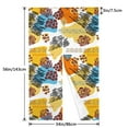 thumbnail image 3 of XMXT Japanese Noren Doorway Room Divider Curtain,Bohemian Decor Leopard Restaurant Closet Door Entrance Kitchen Curtains, 34 x 56 inches, 3 of 7