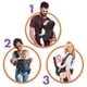 thumbnail image 3 of Portabebés Dreambaby Manhattan ajustable 3 en 1 negro, 3 of 9