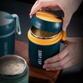 thumbnail image 4 of 480ML Stainless Steel Food Flasks Lunch Flask with Foldable Spoon - Thermal Insulated Soup Container Protable Lunch Container Food Leak, 4 of 10