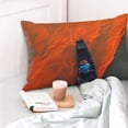 thumbnail image 4 of Kdxio Cotton Pillow Cases 20"x30" Pillowcases,Soft and Breathable Bedroom Pillow Cases-Orange Net Fishing Boat-No Pillow Core, 4 of 5