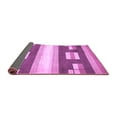 thumbnail image 2 of Ahgly Company Indoor Round Abstract Purple Modern Area Rugs, 5' Round, 2 of 4