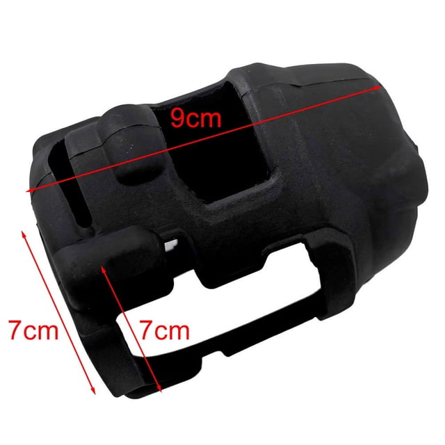 Lefu 1 Pce Housse de Clé Noire PB850-QZ Botte de Protection Compatible avec Outils Électriques DCF850