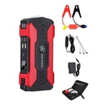 Démarreur de voiture Étanche Interrupteur Portable Booster Léger Emergency Device Power Bank Chargeur de batterie pour Type de lampe de poche 2