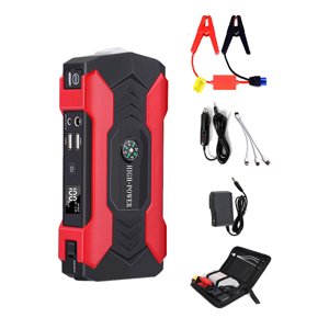 Démarreur de voiture Étanche Interrupteur Portable Booster Léger Emergency Device Power Bank Chargeur de batterie pour Type de lampe de poche 2