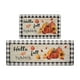 thumbnail image 2 of Juego de Tapetes de Otoño con Calabaza y Hoja de Arce | Decoración para Halloween y Acción de Gracias | Alfombra de 2 Piezas para Baño, Cocina o Porche | Tapete Antideslizante para Entrada | Poliéste, 2 of 6