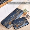 thumbnail image 5 of Ryvnso Train Winter View Kitchen Rugs Set Non Slip Runner Mats for Dining Room, 5 of 7