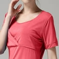 thumbnail image 5 of Bovxnpu Maternity Clothes For Women, Women's Maternity Shirts Breastfeeding Shirts Nursing Shirts, Women's Short Sleeve Summer Round Neck Sexy Casual Blouses XL, 5 of 5