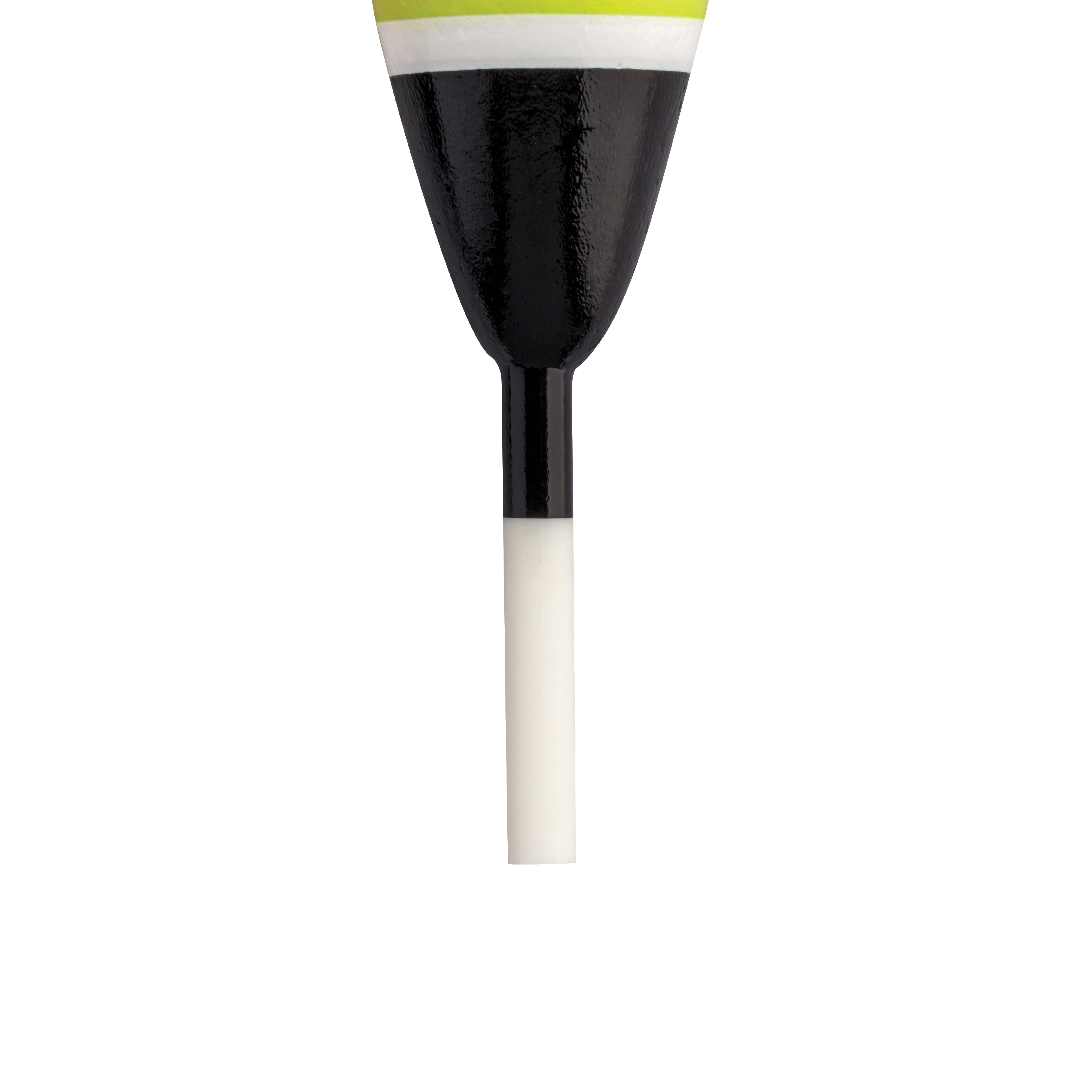 (2 pack) Thill Night N Day Glow Float Fishing Slip Float Yellow Black 7/8 in. Oval