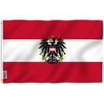 thumbnail image 3 of (2 pack) Anley 3x5 Feet Austria with Eagle Flag - Austrian Coat of Arms Flags Polyester, 3 of 8