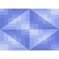 thumbnail image 1 of Ahgly Company Indoor Rectangle Patterned Light Slate Blue Area Rugs, 5' x 8', 1 of 6