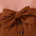 thumbnail image 4 of Zwiiyzr Baby Girls Fall and Winter High-Neck Knitted Corduroy A-Line Skirt Two-Piece Suit Pink, 4 of 8