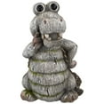 thumbnail image 2 of Northlight Sassy Crocodile Outdoor Garden Statue - 13.25", 2 of 8