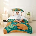 thumbnail image 2 of Erosebridal Jungle Capybara Twin Bedding, Green Western Cactus Duvet Cover Set, 2 Pieces, No Comforter, 2 of 5