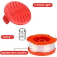 thumbnail image 4 of CMZST065/CMZST0653 String Trimmer Line 30 Feet 0.065-inch Compatible with Craftsman Models: CMCST900, CMESTE920,CMEST913, CMESTA900,8-Pack (6-Line Spool + 1 Cap+1 Spring), 4 of 4