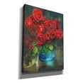 thumbnail image 2 of Epic Graffiti 'Roses in Blue Jar' by Chris Vest, Canvas Wall Art, 40"x54", 2 of 3