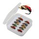 thumbnail image 4 of 10x cebos de pesca con mosca, señuelos de pesca con mosca, cebos artificiales portátiles, cebo de pesca para pesca en de agua dulce, 4 of 9