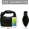 thumbnail image 2 of HLONK Sac à Main Tissé en Cuir PU Doux pour Femmes, 2 of 3