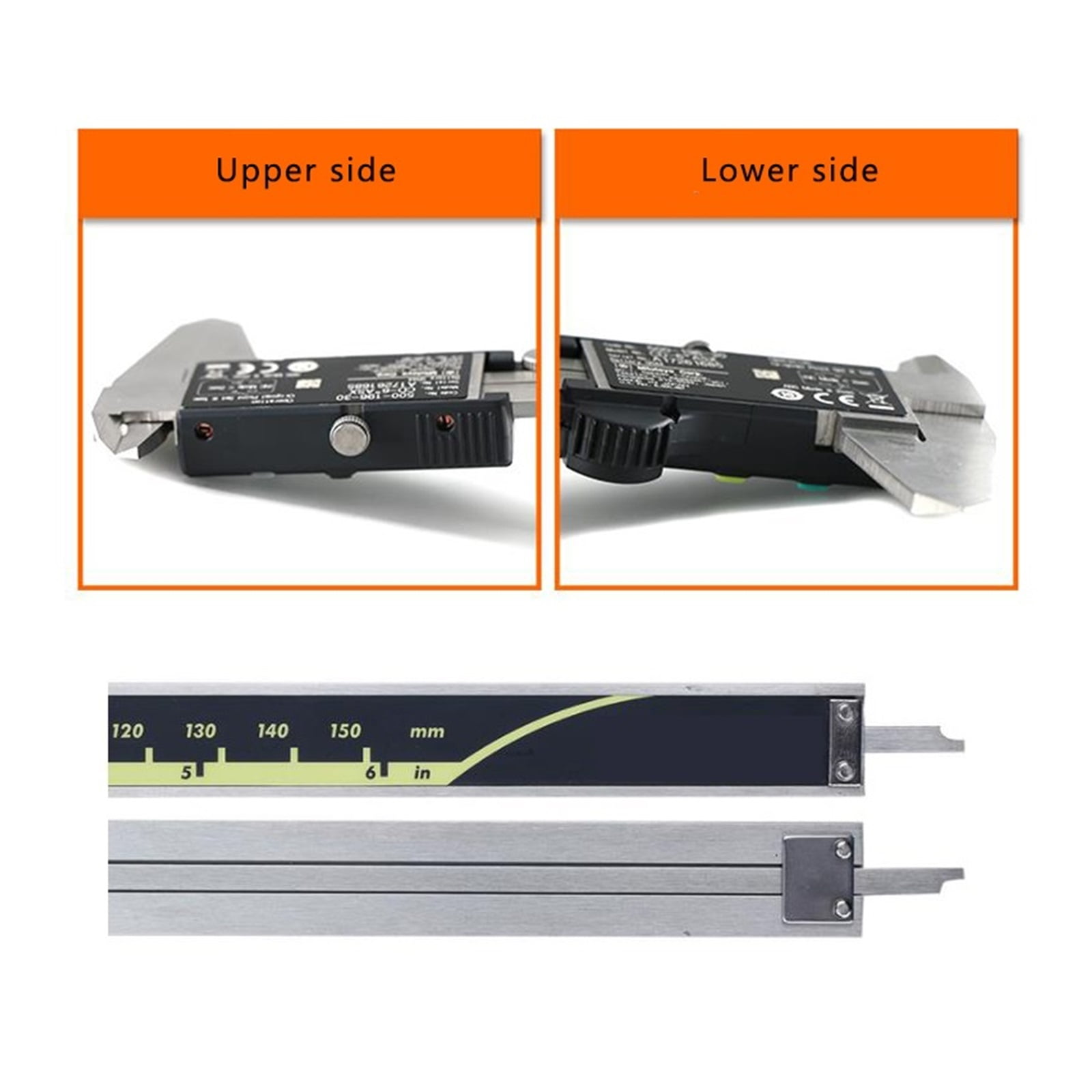 500-196-30/197-30/173 Electronic Digital Calipers 0-150/200/300mm/0.01mm Metric/Inch Gauge Micrometer Vernier Caliper ,Easy to Operate