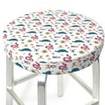 thumbnail image 6 of Goofa Sea Turtle Printed Stool Covers Round, Waterproof Round Bar Stool Covers Anti-Slip Round Bar Stool Seat Cover with Elastic Bands Durable -, 6 of 7