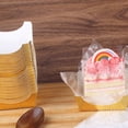 thumbnail image 4 of GOOHOCHY 100 Pcs Gobelets de Cuisson Carrés Papier Doré Antiadhésif Gobelets de Cuisson Jetables Usage Domestique, 4 of 6