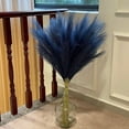 thumbnail image 4 of CuiLiyq Halloween Artificial Flowers for Decoration, Faux Pampas Grass, Suitable for Festival Wedding Party Decoration, Contemporary Interior Decor (Blue), 4 of 6