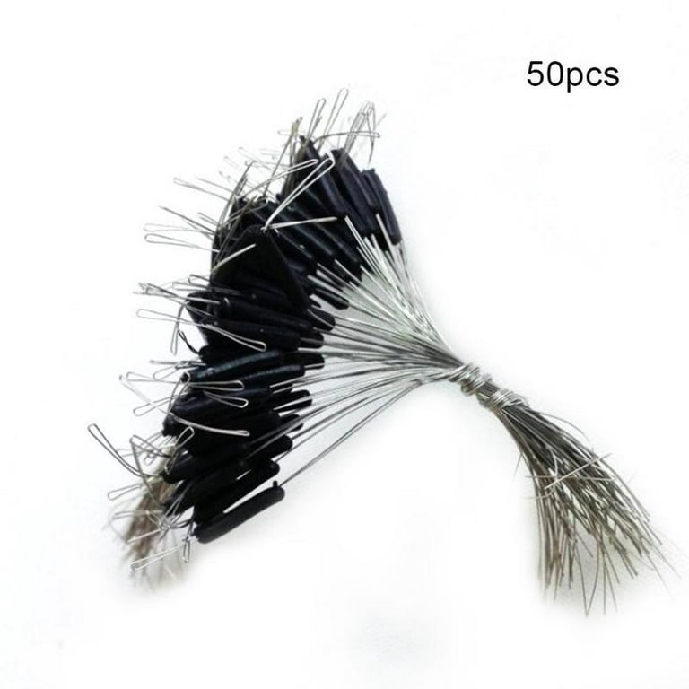 50 Bundles Of Wire Splitter Fishing Line Component Gear Hook Gadgets Wholesale  Hooks Splitter V4A7 