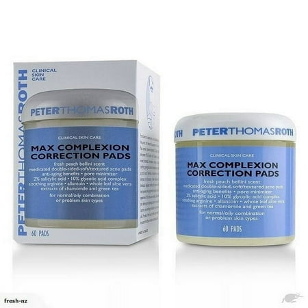 Peter Thomas Roth Complexion Cleansing Correction Pads, 60 Ct (FREE SHIPPING)