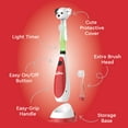 thumbnail image 5 of Little Brusheez Toddlers’ Sonic Toothbrush - Safe & Gentle Toothbrush for Ages 1-3 with Built-In, Light-Up 2-Minute Timer, Extra Brush Head, & Storage Base for First-Time Brushers (Spotty the Puppy), 5 of 8
