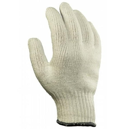 Heavyweight Knit Gloves - Ansell 012-76-400-9 Poly & Cotton String Knit Heavyweight Glove