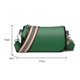 thumbnail image 4 of Bolso bandolera de PU vintage para mujer, bandolera de mensajero con correa ancha (verde), 4 of 7